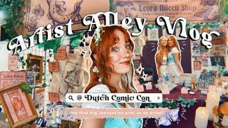 my first ever ARTIST ALLEY VLOG  I was a FAIRY merchant @ Dutch Comic Con 2023