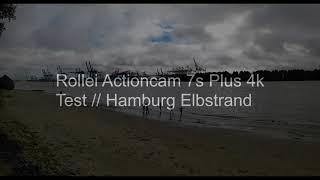 Rollei Actioncam 7s Plus 4k Test // Hamburg Elbstrand