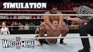 WWE 2K16 SIMULATION: John Cena vs Rusev | Wrestlemania 31 Highlights