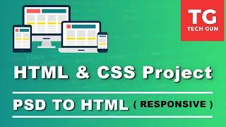 How to make a website using HTML and CSS | HTML project for beginners in Hindi | full website design