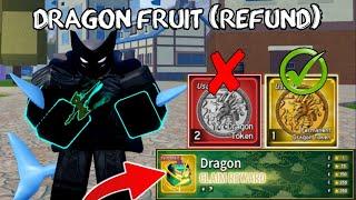 Blox Fruits Update 24 DRAGON FRUITS REFUND! BIG NEWS