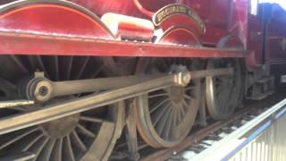 Hogwarts Express Departing Hogsmeade Station (Islands of Adventure Side)