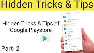 Top Hidden Google Playstore Tricks and Tips || Top 2 Tricks and Tips