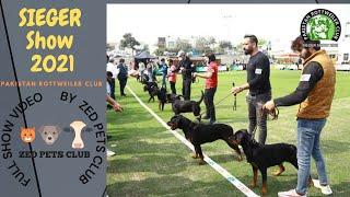 Rottweiler sieger show 2021 Pakistan (PRC) | full detail video