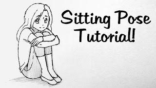 How to Draw Manga: Knee Hugging Pose