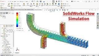 SolidWorks Flow Simulation Study Through Duct