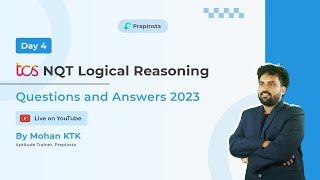 TCS NQT Logical Reasoning Questions and Answers 2023 | Day 4