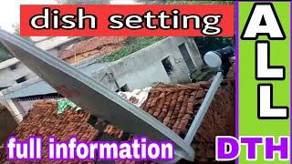 All DTH dish signal setting full information.