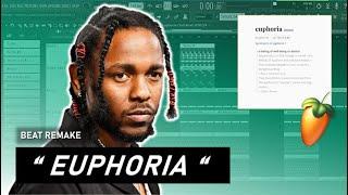 How the beat for "EUPHORIA (Drake Diss)" by Kendrick Lamar was made  |  FL Studio Remake