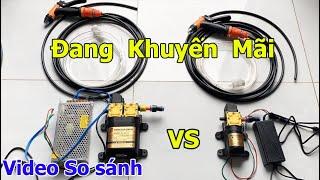 Máy Rửa Xe Mini Tốt Nhất Trong Tầm Giá - Máy Bơm Nước 12V - 0906.399.307