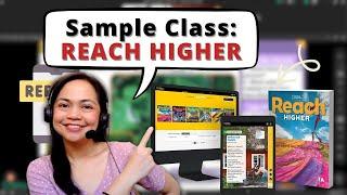 Sample Class | How to Teach REACH HIGHER BOOKS to KIDS! | Private ESL Class via Classin