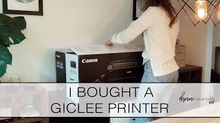 I bought a Canon Giclee Art Printer- Artist Studio at Home