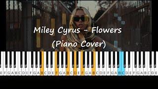 Miley Cyrus - Flowers (Piano Cover)