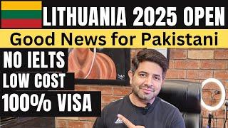 Study in Lithuania 2025 without IELTS | Lithuania Student VISA Process from Pakistan | Schengen