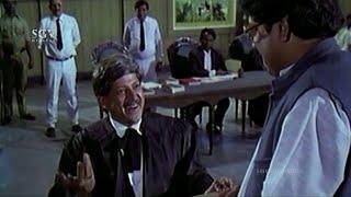 Dr. Vishnuvardhan Brilliant Argument In Court | Lion Jagapathi Rao Kannada Movie Scene