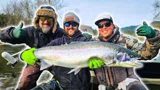 EARLY Winter Steelhead Fishing, WE GOT LUCKY!!