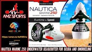 Describing Nautica Marine 250 Underwater Seascooter for Scuba and Snorkeling, Amazon