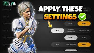 Best ADVANCED SETTINGS To Become PRO In PUBG NEW STATE