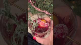 Merry Christmas! ️ #BourbonCocktail #CranberryCocktail #HolidayDrinks