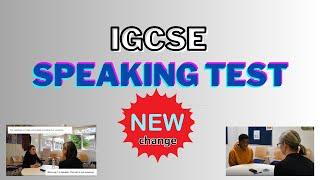 IGCSE Speaking test: English as a Second Language for 2024
