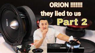 The Best car audio Mid Bass mid range speaker Test Orion XPM654MBF VS  SUNDOWN AUDIO SXMP-6.5 Part 2