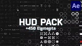 HUD Pack / Part 6 ( After Effects Template )  AE Templates