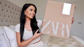 ZARA NEW IN TRY ON HAUL | Transitional Fashion 2023