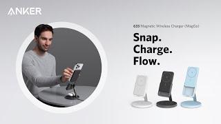 Anker 633 Magnetic Wireless Charger (MagGo)  | Snap. Charge. Flow.