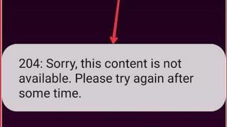 Zee5 Fix 204: Sorry, this content is not available. Please try again after some time issue solve