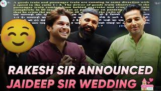 Jaideep Sir Wedding Announced By Rakesh Sir️||Career Helper||