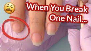 When One Nail is Broken  How to Fix It Fast | Modelones Cosmo Party Kit Review