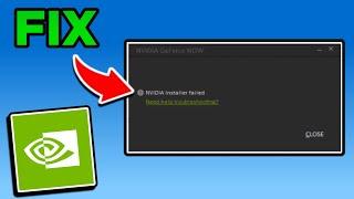 How to FIX NVIDIA INSTALLER FAILED/NOT OPENING for GeForce NOW