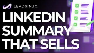 Write a CONVERTING Linkedin Summary | Linkedin Profile Tips