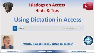 Using Dictation in Access