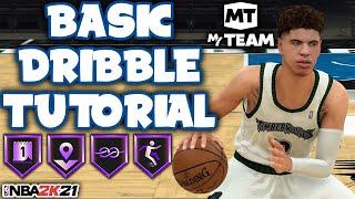 NBA 2K21 MyTEAM BASIC DRIBBLE TUTORIAL! LEARN HOW TO BURST AND QUICKSTOP!