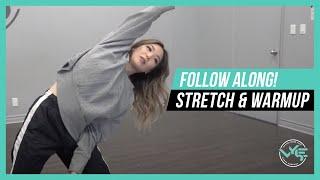 FOLLOW ALONG | Stretch/Warmup with JAS before a Beginner Hip Hop Class!