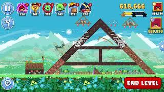 Angry Birds Friends Level 4 Tournament 1388 three stars NO POWER-UP walkthrough 2024-04-29