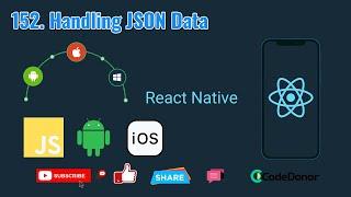152. Handling JSON Data | The Complete React Native Course