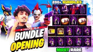 OPENING 200+ OLD RARE BUNDLE   #abhishekyt #garenafreefire