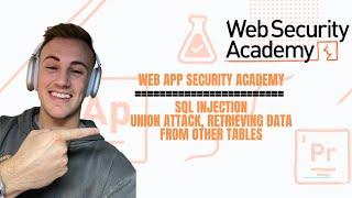 Web Security Academy: UNION attack, retrieving data from other tables