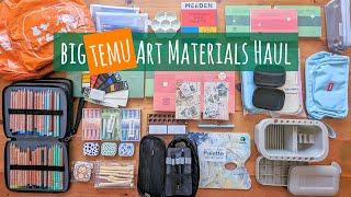 TEMU Art Materials Haul - Are They Any Good? (Including Baohong 100% Cotton Watercolour Paper)