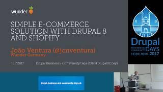Drupal + Shopify - simple eCommerce SaaS solutions