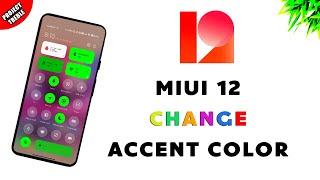 MIUI 12 ACCENT COLOR CHANGER ALL COLORS - MAGİSK MODULES