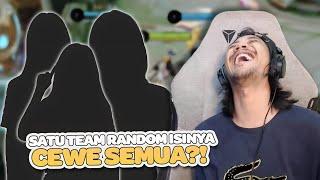 Gimana Jadinya Dwi Woii Kalo Ketemu Team Random Isinya CEWE SEMUA??? - Mobile Legends