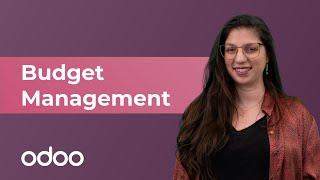 Budget Management | Odoo Accounting
