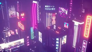 【C4D & OCtane 】【C4D tutorial 】【 cyberpunk tutorial 】【 city 】【 neon light 】【OC renderer 】