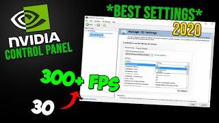 Best Nvidia Control Panel Settings for GAMING & Performance 2020 (Boost FPS/Reduce Lag)