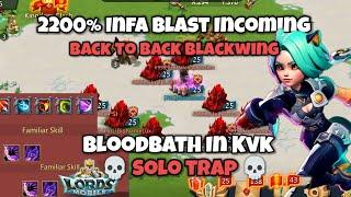 Lords Mobile - Back to Back Blackwing | 2200% Blast Incoming in KVK | Bloodbath and 150K Ransom ..