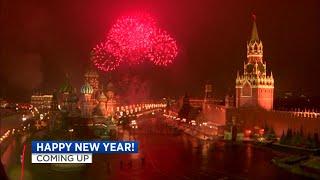 Russian welcomes 2021 with fireworks in Moscow