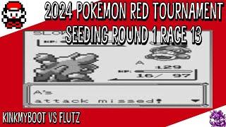 Pokemon Red 2024 Tournament - Round 1 Race 13 - KinkMyBoot vs Flutz